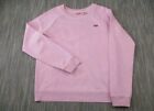 Levis Sweater Woman's S Small Pink Embroidered Logo 100% Cotton