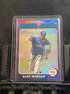 Alek Manoah 2024 Topps Heritage High # Chrome Purple Refractor #243 Blue Jays - Picture 1 of 2