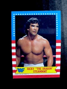 1987 Topps WWF Trading Card #21 - Ricky The Dragon Steamboat - Picture 1 of 2