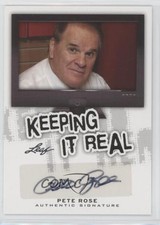 2013 Leaf Pop Century Keeping it Real Pete Rose #KR-PR1 Auto 0fo5