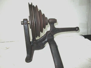Antique cast iron drill press or lathe multi diameter V belt clutch assembly - Picture 1 of 10