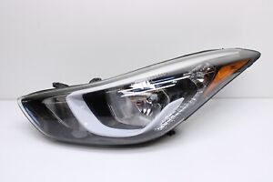 All Tabs! 14-16 Hyundai Elantra LH Left Side Halogen Headlight 92101-3Y510 OEM