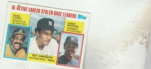 FREE SHIPPING-MINT-1984 Topps #714 Omar Moreno / Dave Lopes / Bert Campaneris - Picture 1 of 1