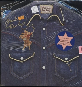 SEALED PAUL DAVIS RIDE 'EM COWBOY 1974 LP W/ GIMMICK COVER BLP-401 Vinyl Record  - Picture 1 of 2