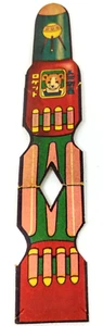 Shōwa Era Japan Non-standard Menko An Animal Character is Riding on Rocket 23㎝ - Picture 1 of 5