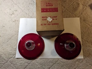 OEM Ford C1AF-15499-B Back Up Lamp Lenses 1961-63 Thunderbird (2 in kit) - Picture 1 of 7