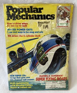1977 Nov Popular Mechanics Magazine, Vtg - Car Tobacco Tech Alcohol Ads - Reader - Picture 1 of 4
