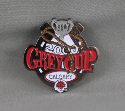 Vintage CFL Pin - Grey Cup 2000 Official Logo - Stamped Pin  - Image 1 of 3
