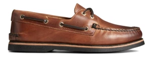 Sperry Gold Cup A/O 2 Eye Burnished Tan Boat Shoe Men's sizes 7-14 NEW!! WIDE - Picture 1 of 3