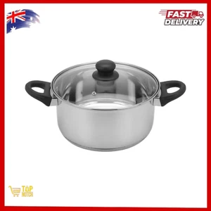 Wiltshire Classic Stainless Steel Glass Lid Casserole Stove Dish Pot 24cm - Picture 1 of 2
