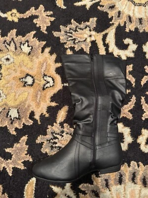 Cloudwalkers by AVENUE Chelsea Tall Boots Black Women's Size 40 US 9 Leather - Image 1 of 4