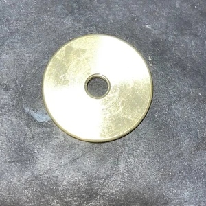 1-3/4 SOLID BRASS TURNED CHECK RINGS THREADED UNFINISHED 1/8IPS (3/8" hole) - Picture 1 of 4