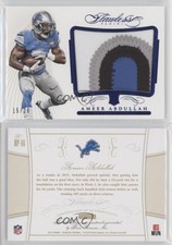 2015 Panini Flawless Blue /20 Ameer Abdullah #RP-AA Rookie Patch RC