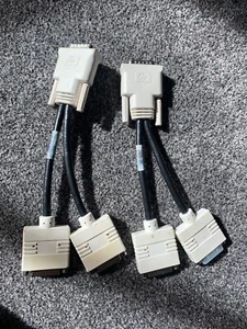 2x  HP BIZLINK DMS-59 LFH to Dual DVI Splitter Cable Adapter 338285 DL139A - Picture 1 of 9