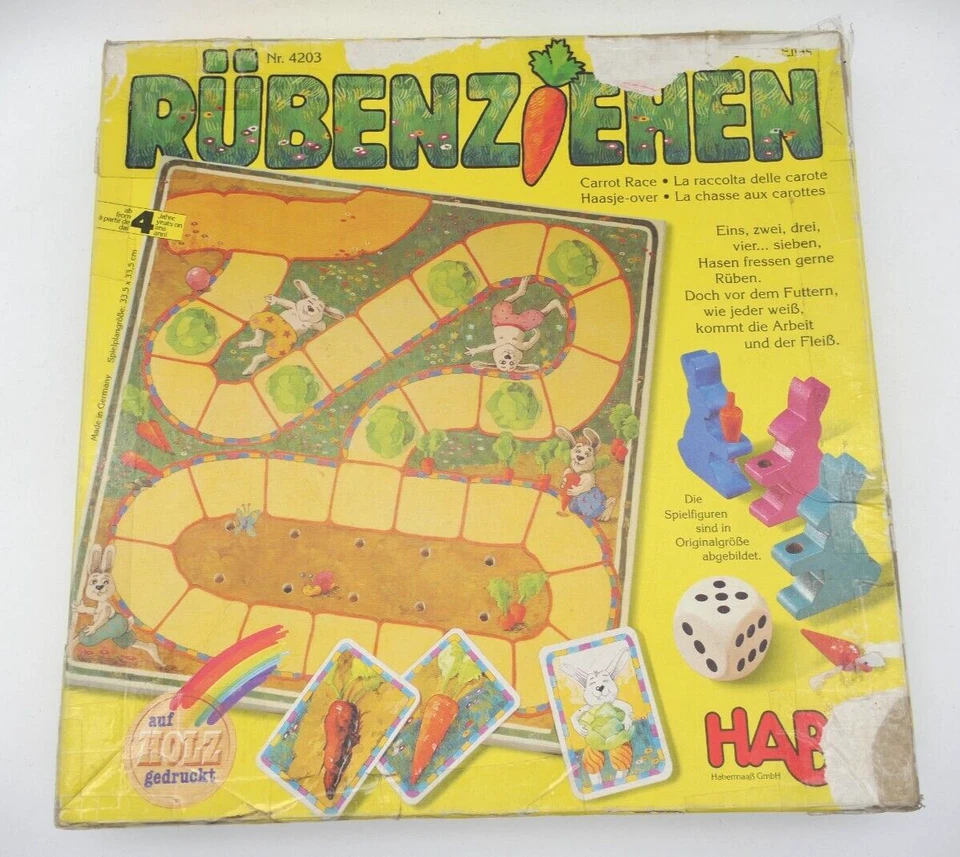 RÜBENZIEHEN HABA 4203 Brettspiel Gesellschaftsspiel komplett - Bild 1 von 4