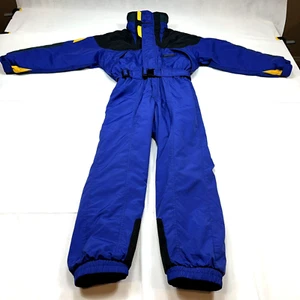 Vintage CB Sports Weth-R-Tec gefütterter isolierter Schneeanzug mit Kapuze Jugend L wasserdicht Ski - Bild 1 von 22