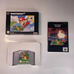 Nintendo 64 N64 Super Mario 64 Boxed & Complete, Good Condition, PAL (CIB) - Picture 1 of 3