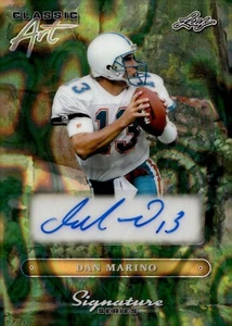 2025 Leaf Signature Series Classic Art Dan Marino 1/1 Auto Autograph - Bild 1 von 2