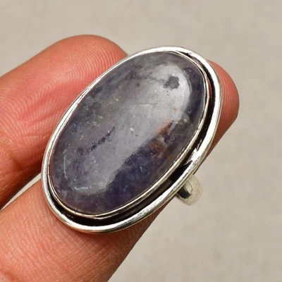 Anello gioiello in argento sterling 925 fatto a mano con pietra preziosa... - Immagine 1 di 4