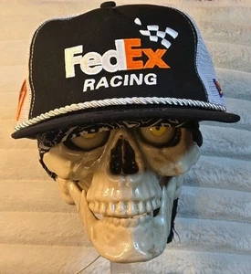 Cappello snapback ufficiale Denny Hamlin New Era golfista #11 bianco nero corda intrecciata - Foto 1 di 7
