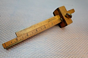 STANLEY No. 71  DOUBLE GAUGE : pat. 1862 , early type . - Picture 1 of 13