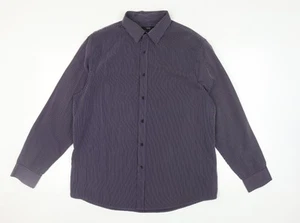 Thomas Nash Men's Blue Striped Button-Up Shirt L - Picture 1 of 12