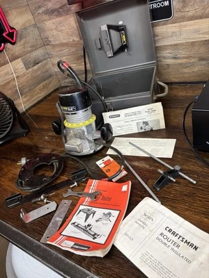 老式 STANLEY 路由器型号 H260-A 带外壳和许多附件 — 第 1/4 张图片