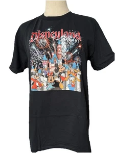 Disney Parks Disneyland Resort Schloss Feuerwerk T-Shirt schwarz X-Large Mickey - Bild 1 von 6