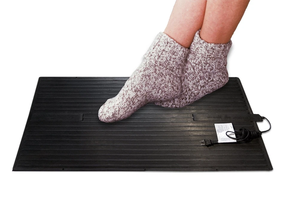 Cozy Electric Foot Warmer Mat - Black