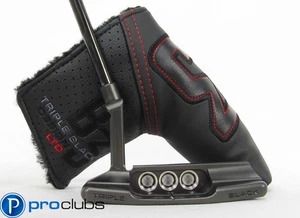 NEW SCOTTY CAMERON TRIPLE BLACK B3 NEWPORT 2 PUTTER 34" w/HEADCOVER #459756 - Picture 1 of 6