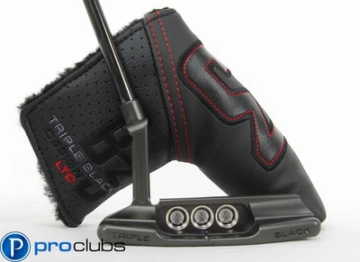 NEW SCOTTY CAMERON TRIPLE BLACK B3 NEWPORT 2 PUTTER 34" w/HEADCOVER #459756 - Image 1 of 4
