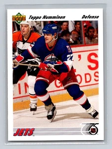 1991-92 Upper Deck #240 Teppo Numminen Winnipeg Jets - Bild 1 von 2