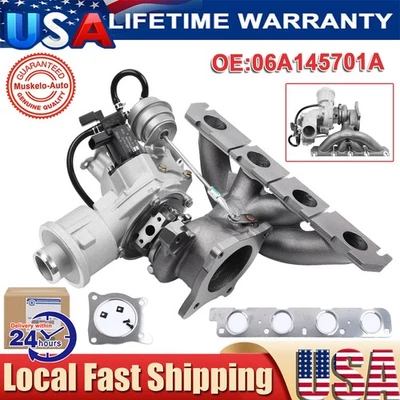OEM Turbo Turbocharger For 2008-2013 Audi A3 A4 A6 TT Seat Exeo 2.0L 06A145701A - Image 1 of 4