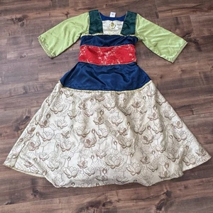 Disney Collection Mulan Girls Costume Princess Halloween Dress Up Size 11/12 - Picture 1 of 6