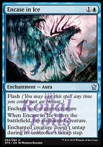 Encase in Ice 2x FOIL DTK MTG Dragons of Tarkir Uncommon MINT blue - Picture 1 of 1