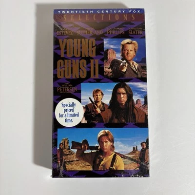 Young Guns II VHS (1990) Sealed & New. Western/Action 1991 Release M4 Foto 1 de 4