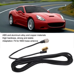 Kabel antenowy samochodowy z podstawą 5 M 196 85 cali złącze M miedź szybki LVE - Zdjęcie 1 z 22
