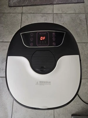 ACEVIVI Masajeador de Pies Spa Baño con Calor y Masaje y Chorros de Burbujas, Motorizado Foto 1 de 4