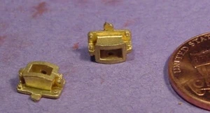 HO/HOn3 BRASS STEAM LOCOMOTIVE / TENDER COUPLER POCKETS WISEMAN BACK SHOP HBS106 - Picture 1 of 1