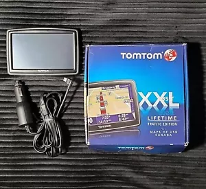 TomTom XXL 535T 5" Car GPS Navigator LCD USA/Canada Lifetime Maps Traffic 535-T - Picture 1 of 4