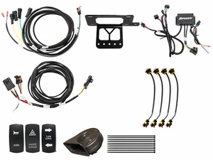 SuperATV Deluxe Plug & Play Turn Signal Kit for Yamaha Viking / VI (2016+) - Picture 1 of 6