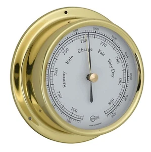 Barigo Barometer Brass Analogue Regatta 120mm X 40 MM 184ms - Picture 1 of 1