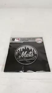 New MLB New York Mets Car Truck Suv Automobile Plastic Chrome Emblem - Picture 1 of 7