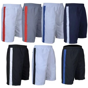 Mens Mesh Lined Shorts Swimming Holiday Beach Trunks Summer Beach Gym Bottoms 1S - Picture 1 of 16