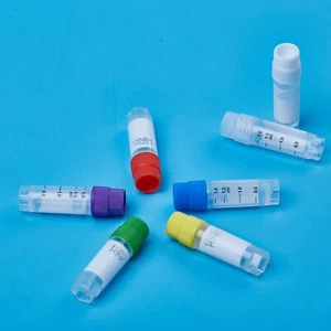 CryoKING 2ml kryogene Durchstechflaschen, extern keine Barcode Probenröhrchen, 25/Beutel, 1000/Cs - Bild 1 von 15