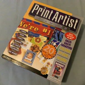 Print Artist Diamond Version 6.0 - Sierra Home PC Computer Software NEU IM BOX! - Bild 1 von 1