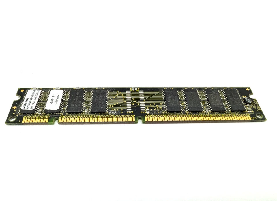 Siemens HYM64V4045GU60 32MB EDO DIMM RAM 4Mx64 168-Pin Memory non-Parity 3.3V - Bild 1 von 1