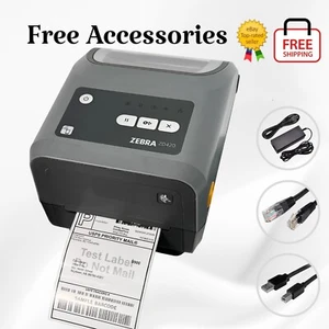 Zebra ZD420 Thermal Transfer Barcode Label Printer LAN USB BT WiFi 300 dpi - Picture 1 of 12