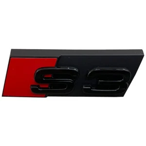 OE Quality Audi S3 A3 8L 8P 8V 8Y Kühlergrill Schriftzug Emblem Schwarz Black - Picture 1 of 1