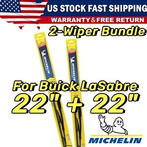 Wiper Blades 2-Pack Standard Wipers - fit 1992-2005 Buick LaSabre - 30221x2